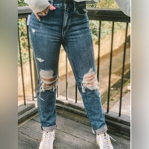 Pistola Women's Distressed Blue Jeans Size 28.